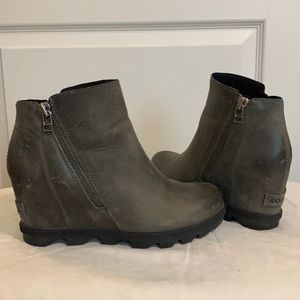 Sorel Joan of Arctic Wedge ll Zip Quarry 8